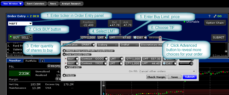 OCA-Order im Mosaic-Layout
